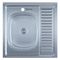 Мийка кухонна Imperial 600 x 600 L Satin / POL з сифоном 6060 L Satin