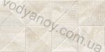 Плитка декор настенная Belani Астерия дизайн 1 30 x 60 светло-бежевый 185204